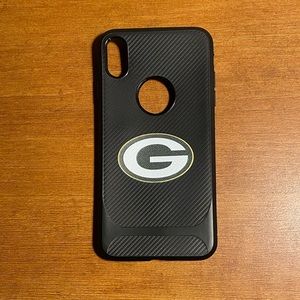🏈 Green Bay Packers Logo iPhone XS Max (6.5 inch) Black Soft Silicone Case. NWT